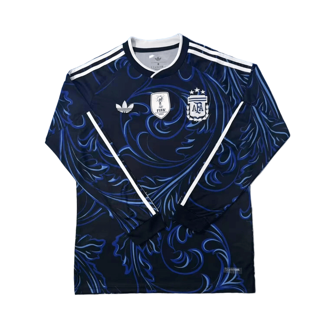 Argentina Soccer Jersey Away Long Sleeve Custom Shirt World Cup 2026 thumbnail 1
