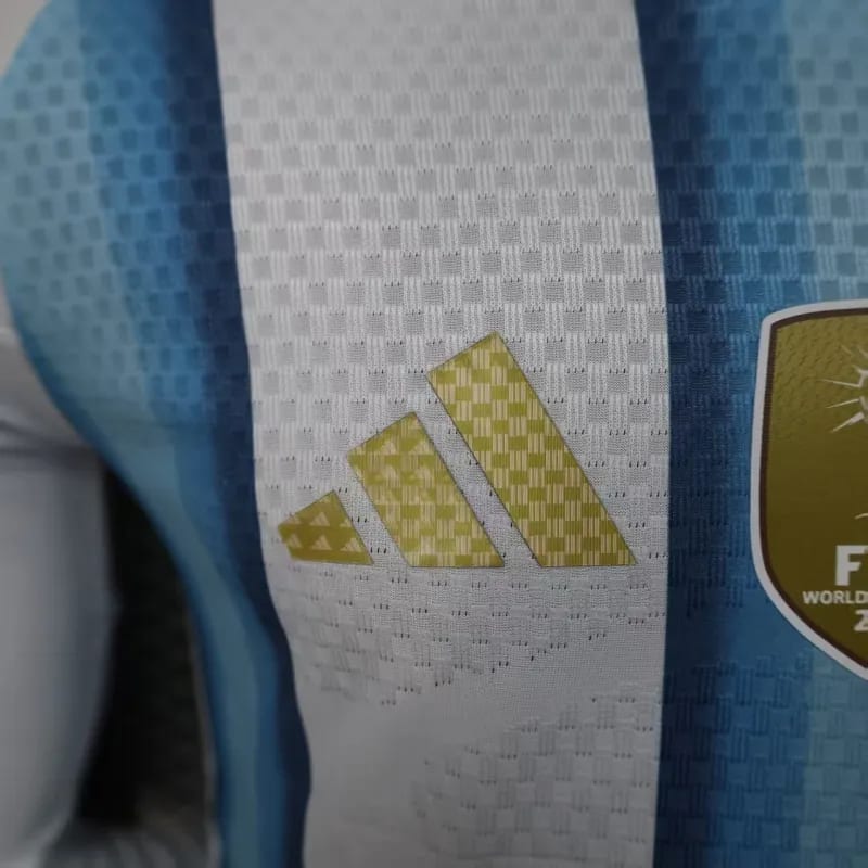 Argentina Authentic Soccer Jersey Home Long Sleeve Shirt World Cup 2026 thumbnail 3