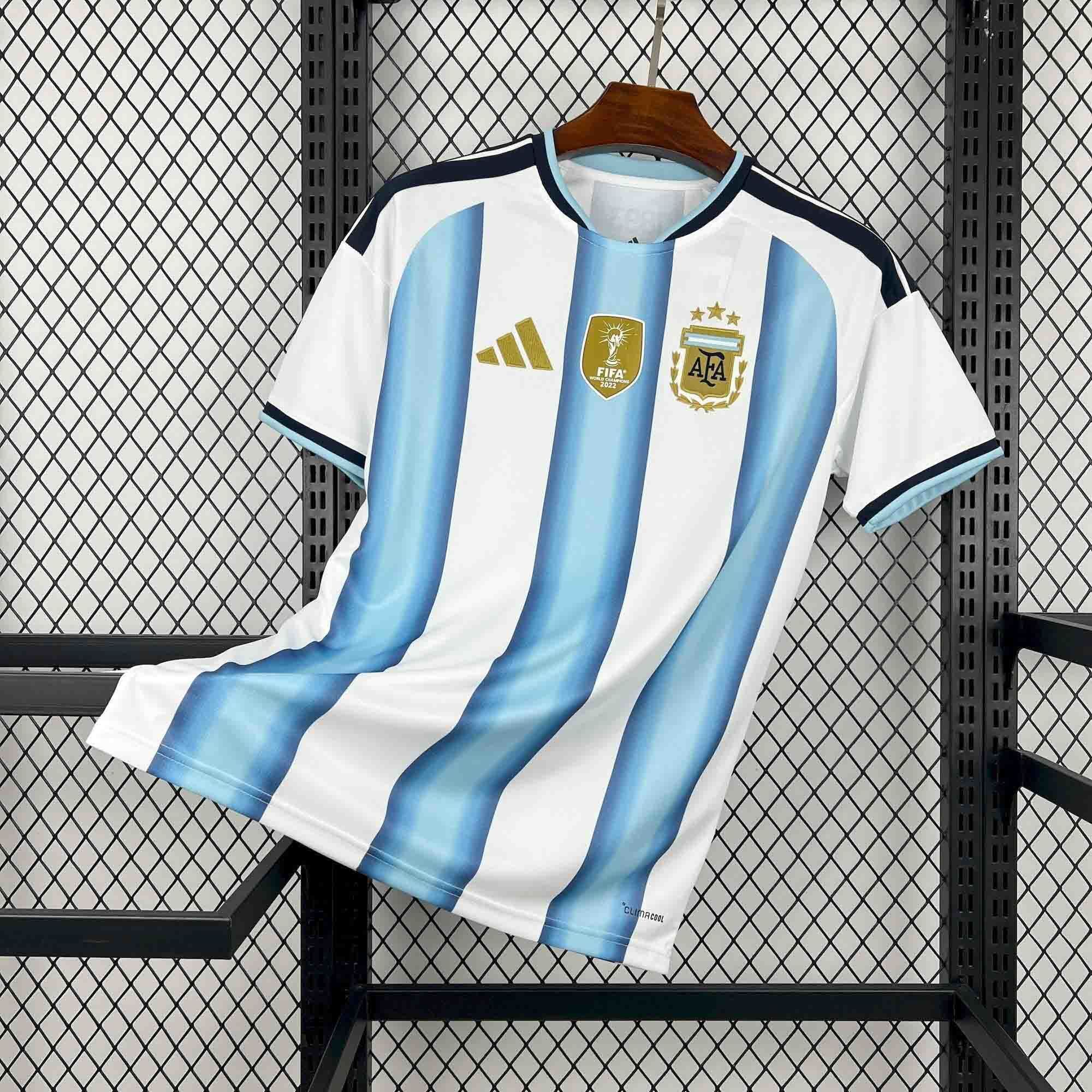Argentina Soccer Jersey Home Custom Shirt World Cup 2026 thumbnail 3
