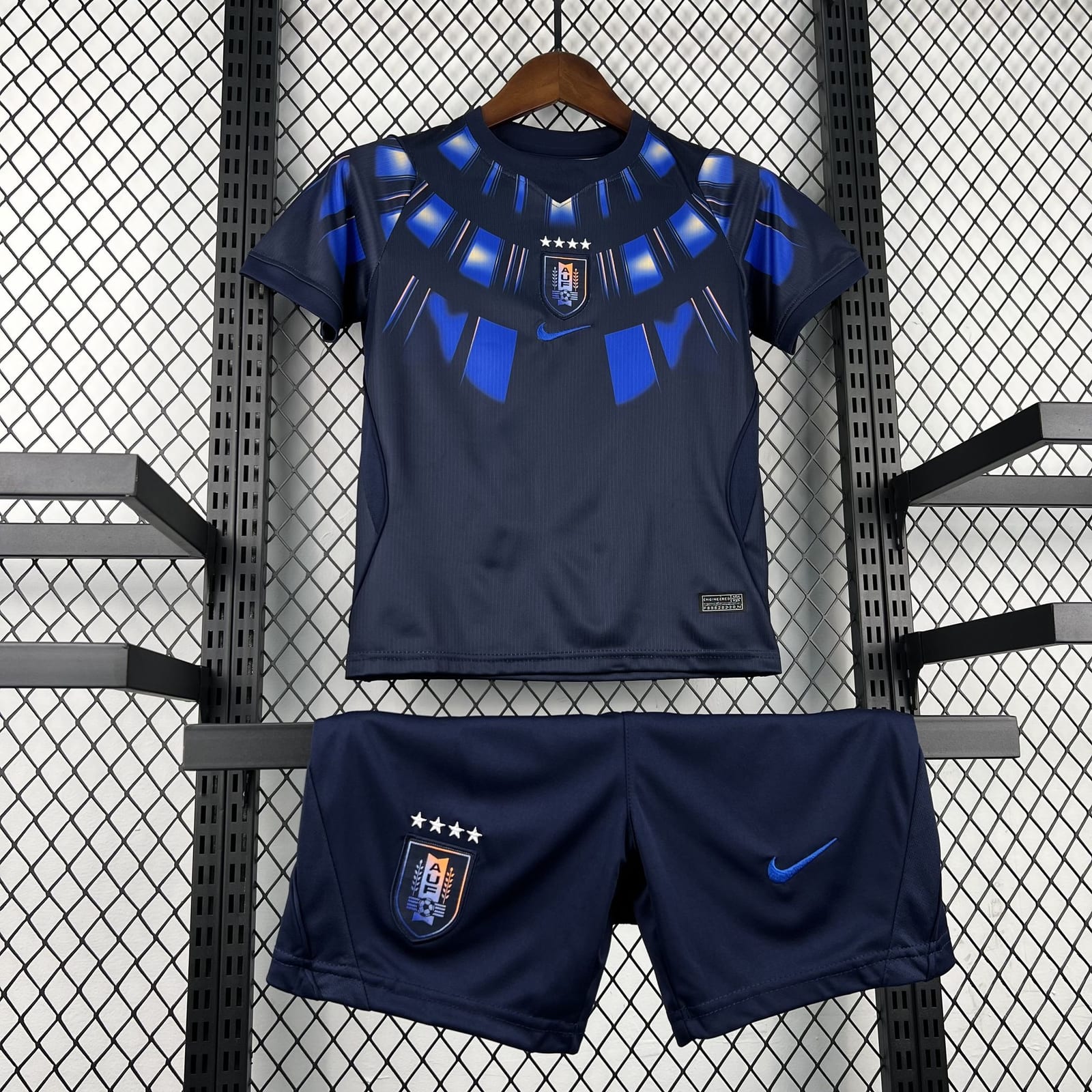 Uruguay Football Jersey Away Kids Kit Jersey+Shorts World Cup 2026 thumbnail 6