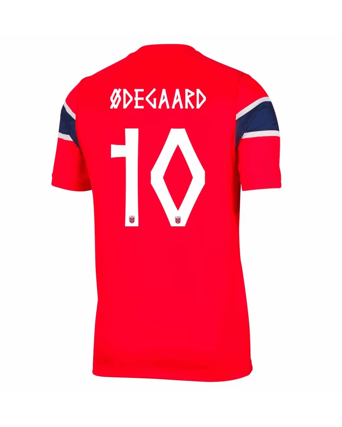 Ødegaard #10 Norway Football Jersey Home Custom Shirt World Cup 2026 thumbnail 3