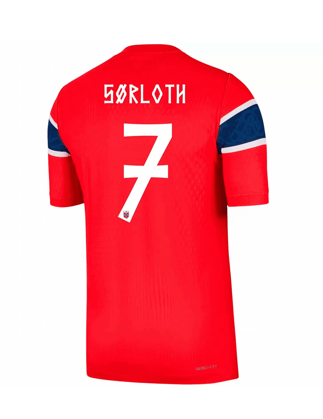 SØRLOTH #7 Norway Authentic Football Jersey Home Shirt World Cup 2026 thumbnail 1