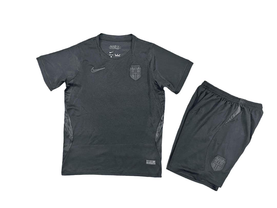 Norway Football Jersey Away Kids Kit Jersey+Shorts World Cup 2026 thumbnail 3