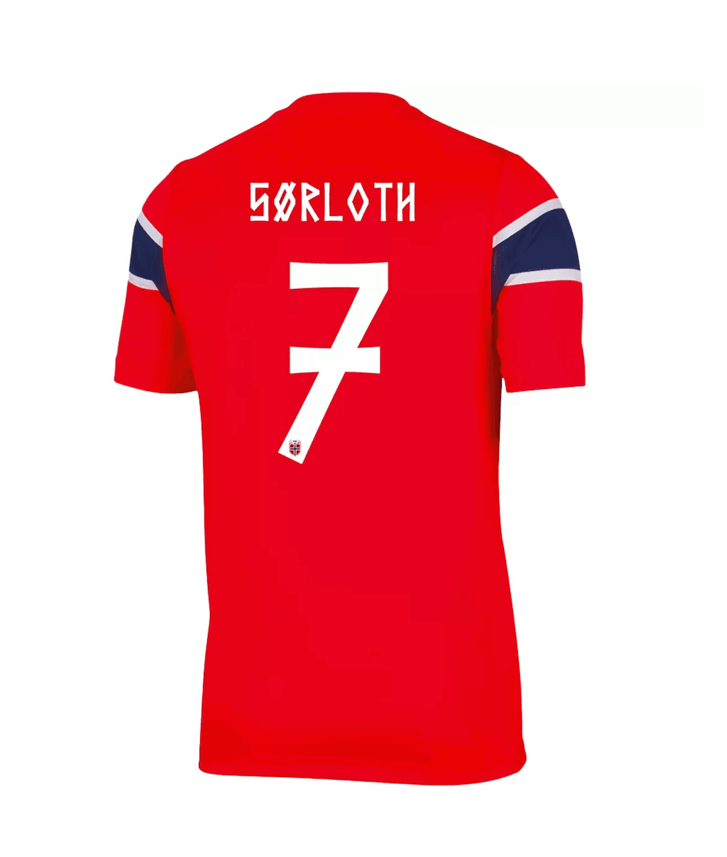 SØRLOTH #7 Norway Football Jersey Home Custom Shirt World Cup 2026 thumbnail 3