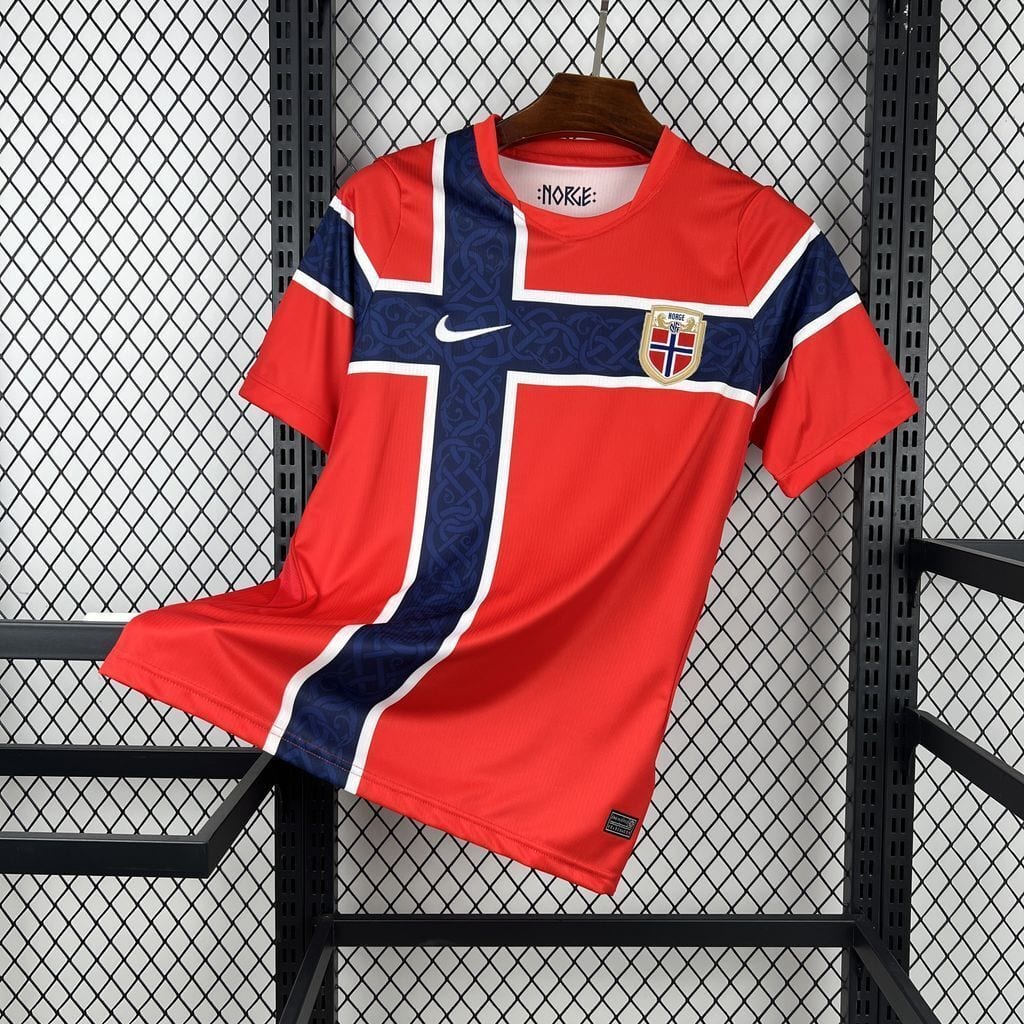 Norway Football Jersey Home Custom Shirt World Cup 2026 thumbnail 1