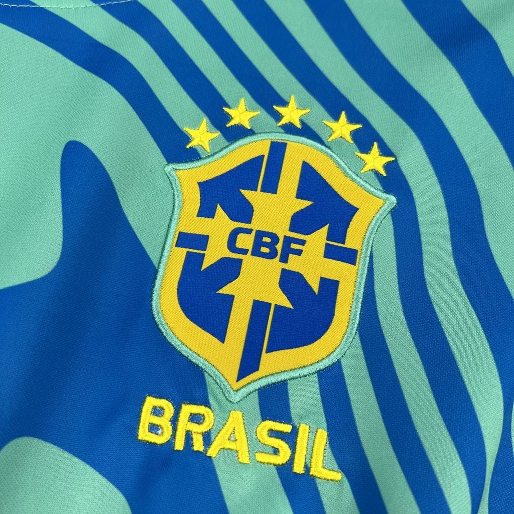 Brazil Soccer Jersey Pre-match Custom Shirt World Cup 2026 thumbnail 4