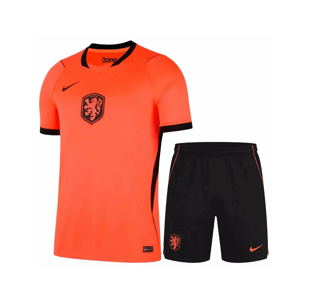 Netherlands Football Jersey Home Kit Jersey+Shorts World Cup 2026 thumbnail 1