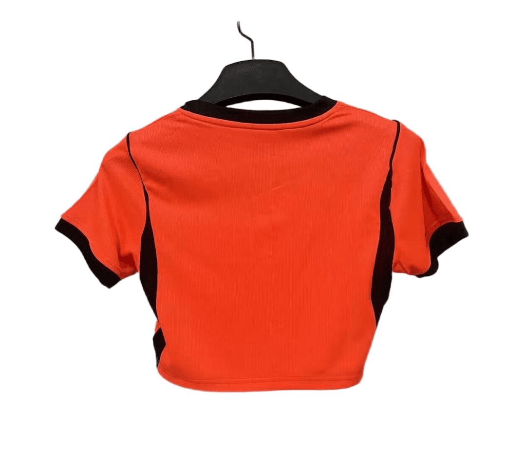 Netherlands Football Jersey Women's Home Crop Top World Cup 2026 thumbnail 2
