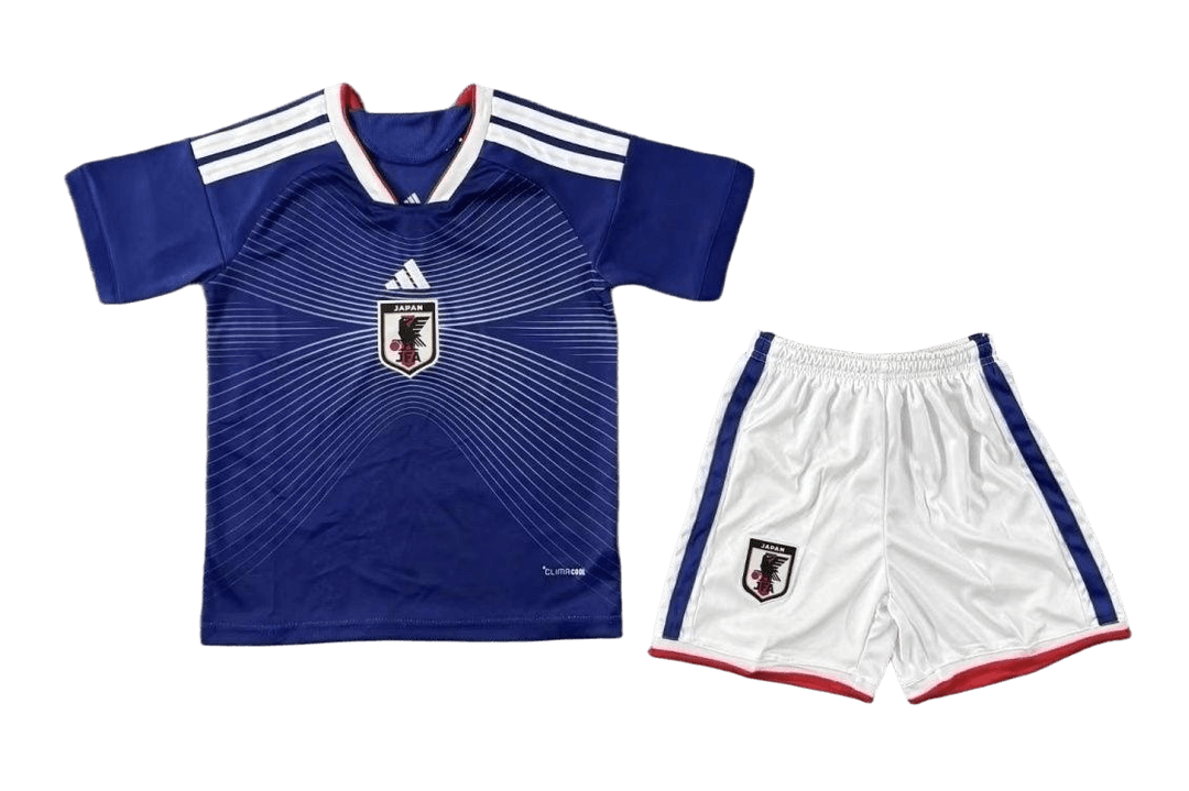 Japan Soccer Jersey Home Kids Kit Jersey+Shorts World Cup 2026 thumbnail 3