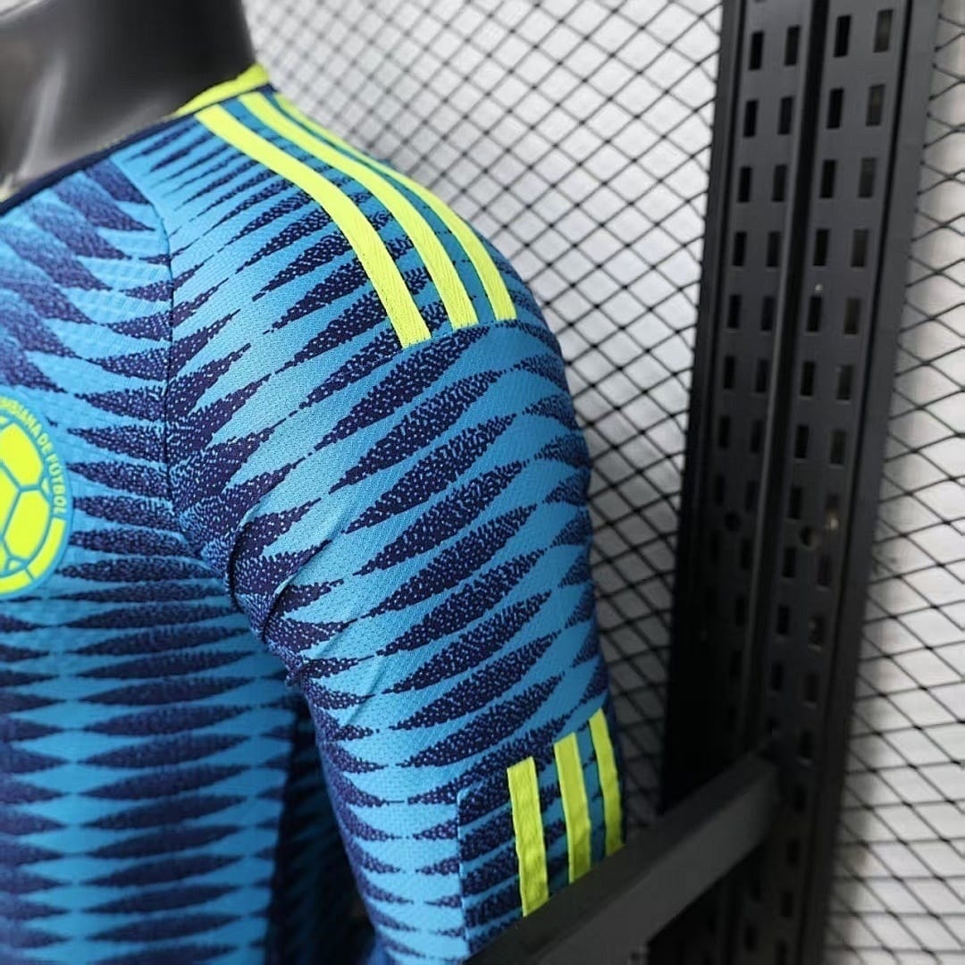 Colombia Authentic Soccer Jersey Away Long Sleeve Shirt World Cup 2026 thumbnail 7