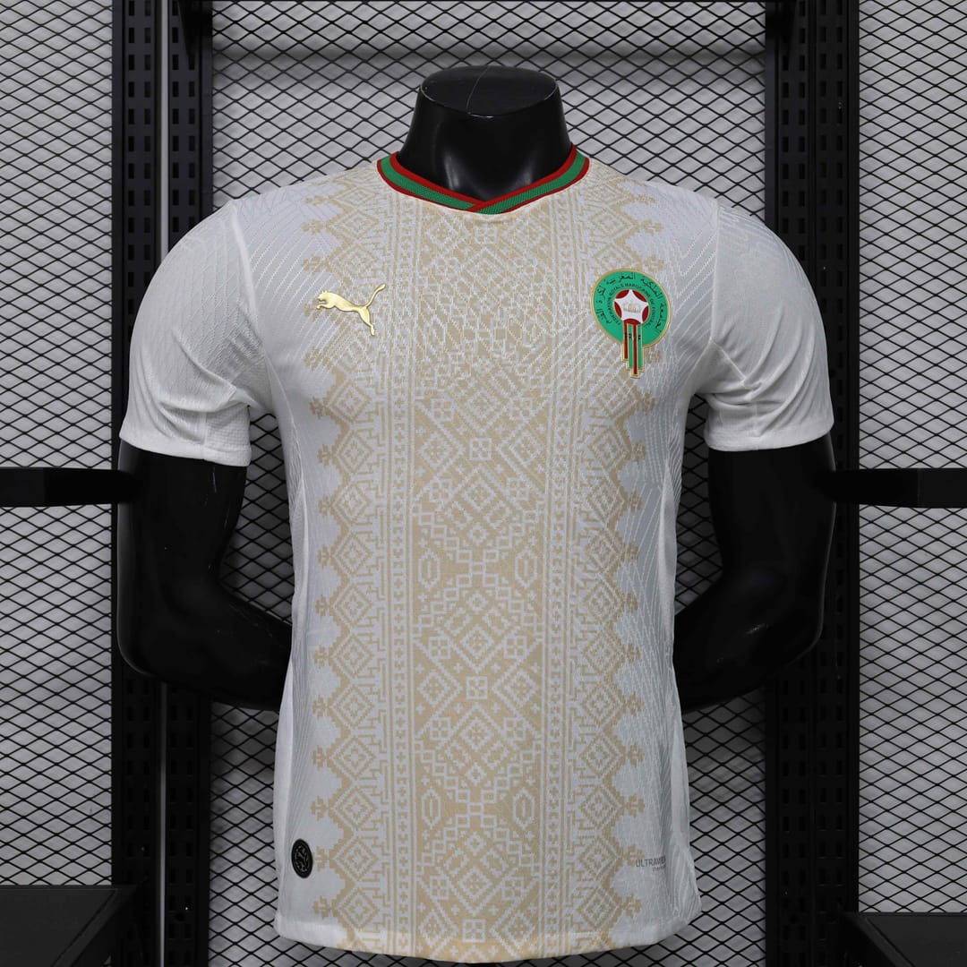 Morocco Authentic Soccer Jersey Away Shirt 2026 World Cup thumbnail 12