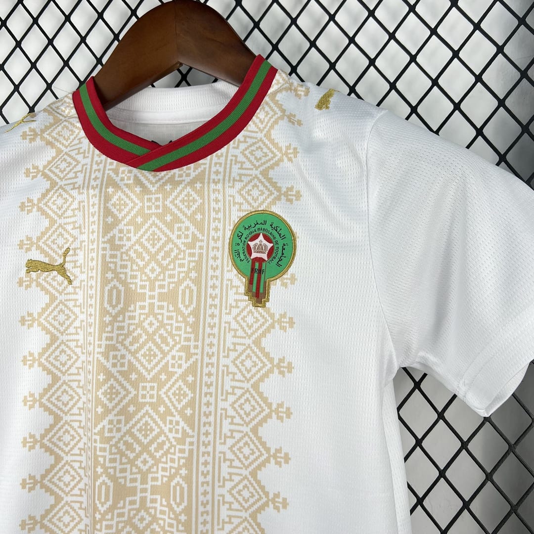 Morocco Soccer Jersey Away Kids Kit Jersey+Shorts 2026 World Cup thumbnail 5