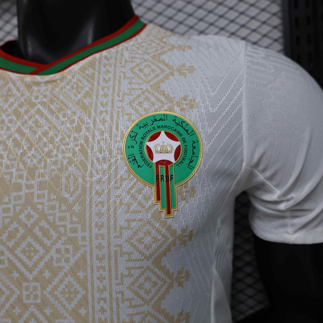 Morocco Authentic Soccer Jersey Away Shirt 2026 World Cup thumbnail 5