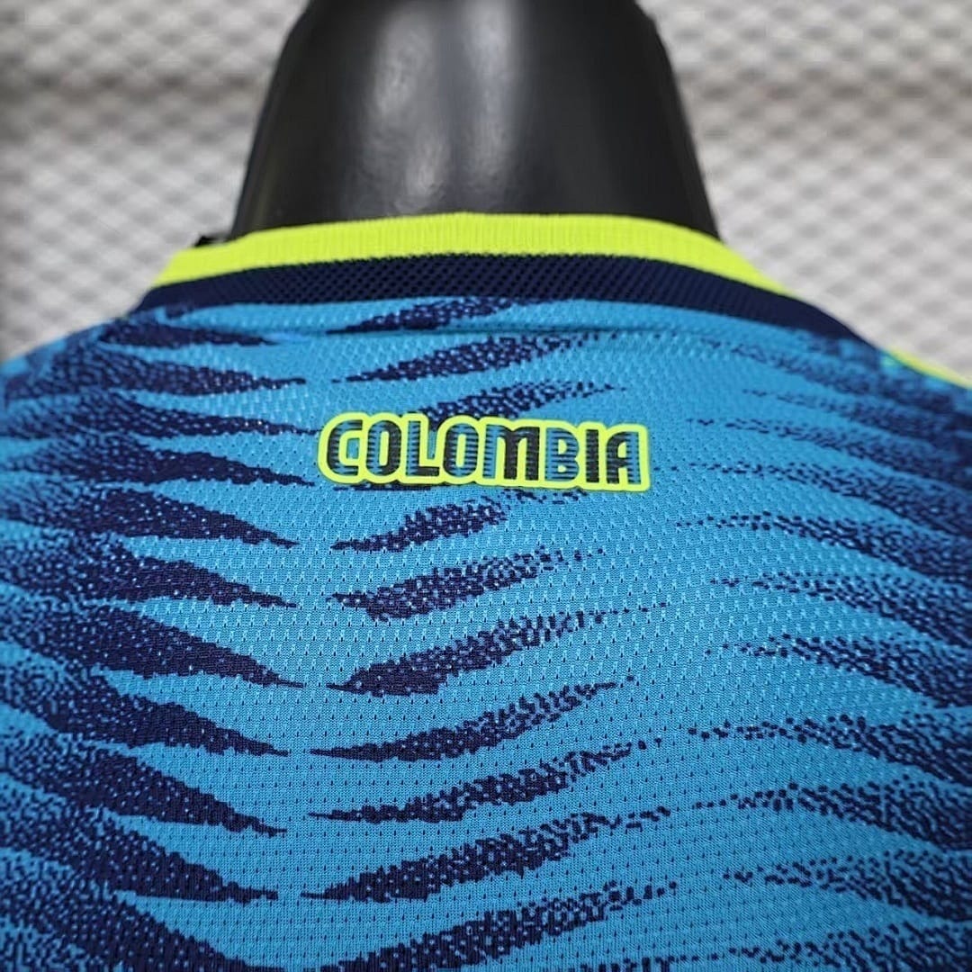 Colombia Authentic Soccer Jersey Away Long Sleeve Shirt World Cup 2026 thumbnail 8