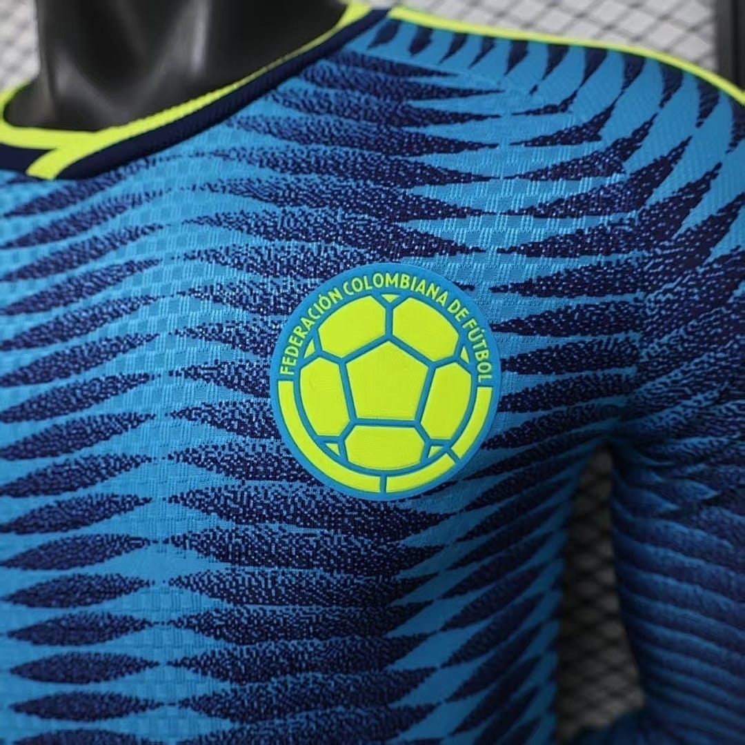 Colombia Authentic Soccer Jersey Away Long Sleeve Shirt World Cup 2026 thumbnail 5