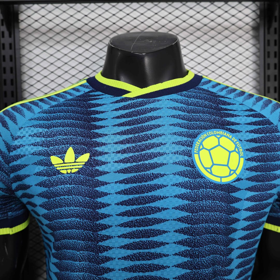 Colombia Authentic Soccer Jersey Away Shirt World Cup 2026 thumbnail 3