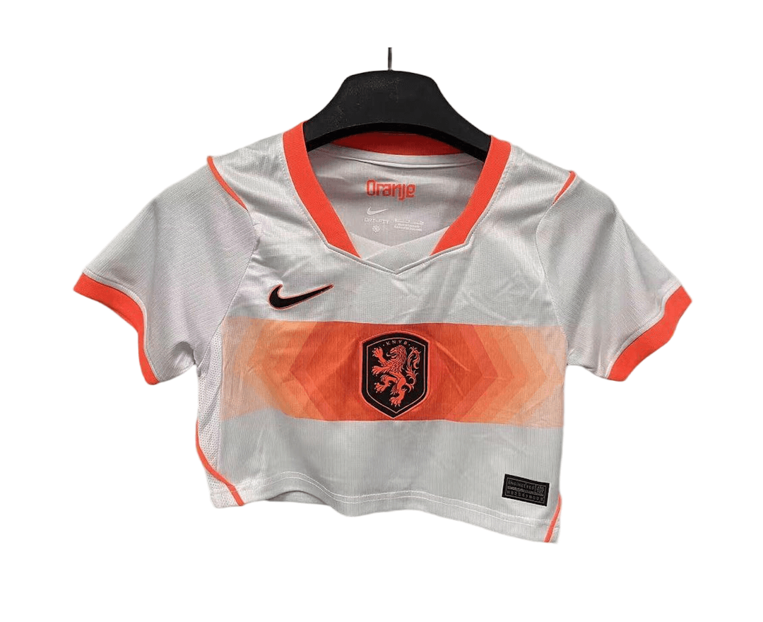 Netherlands Football Jersey Women's Away Crop Top World Cup 2026 thumbnail 1
