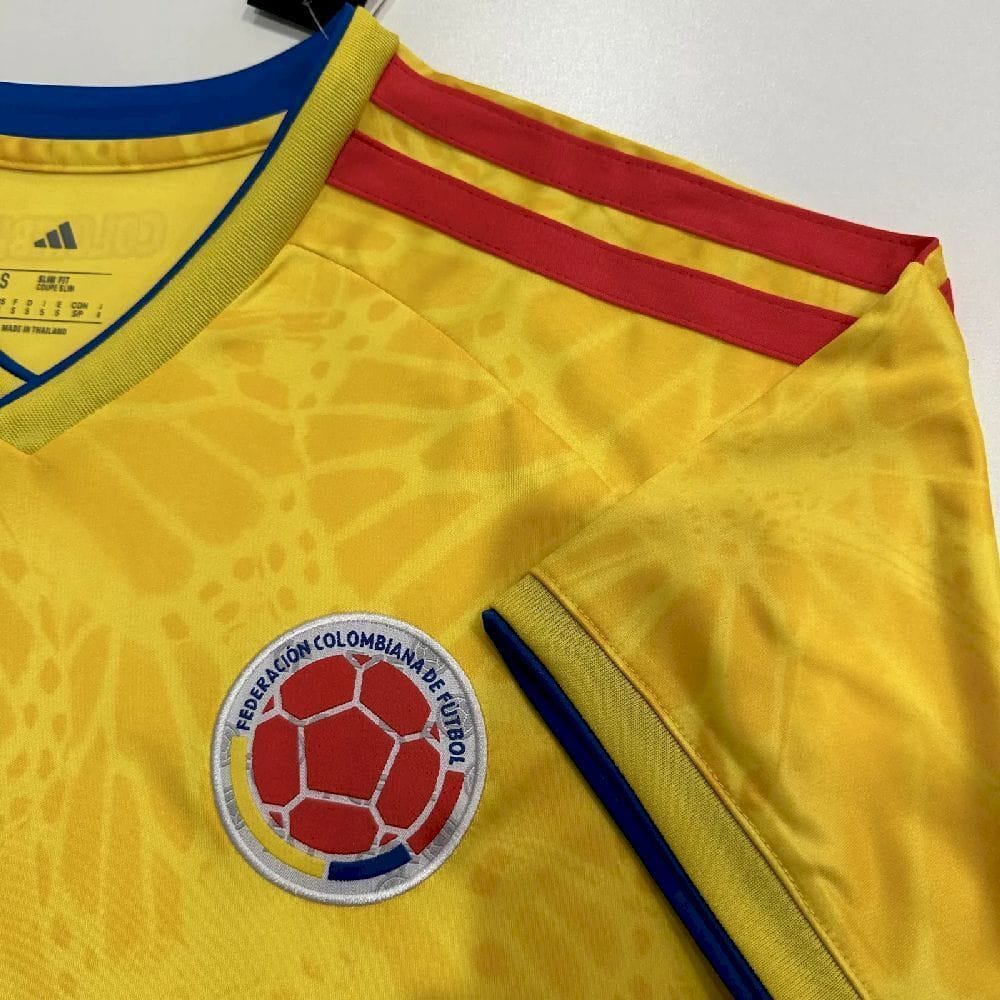 Colombia Soccer Jersey Home Custom Shirt World Cup 2026 thumbnail 6