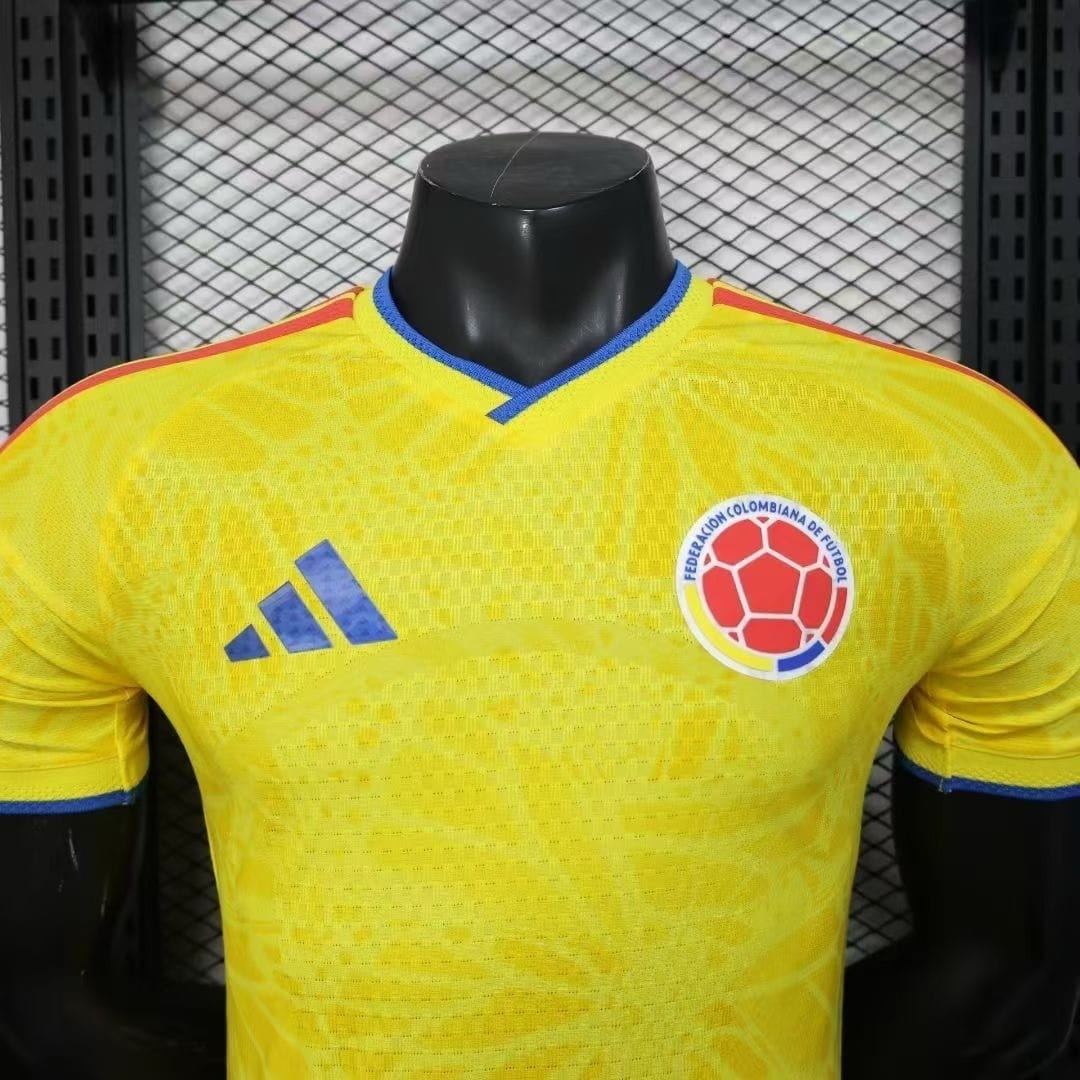 Colombia Authentic Soccer Jersey Home Shirt World Cup 2026 thumbnail 3
