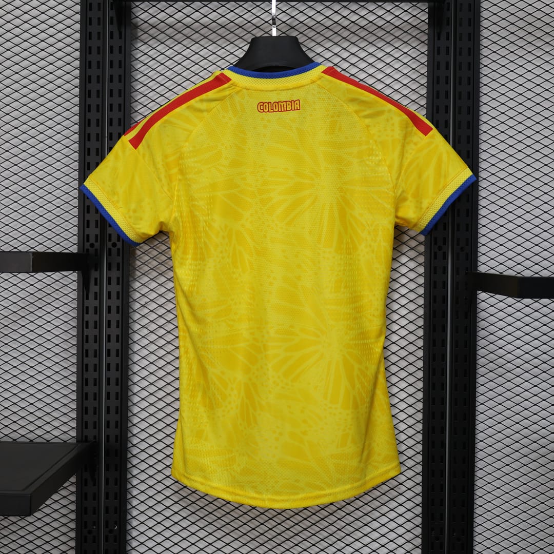 Colombia Authentic Soccer Jersey Women's Home Shirt World Cup 2026 - Player Version thumbnail 2