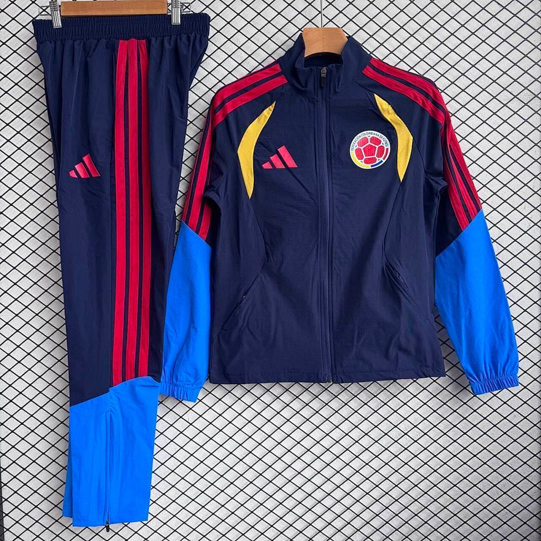 Colombia Windbreaker With Pants Navy 2026 World Cup thumbnail 1
