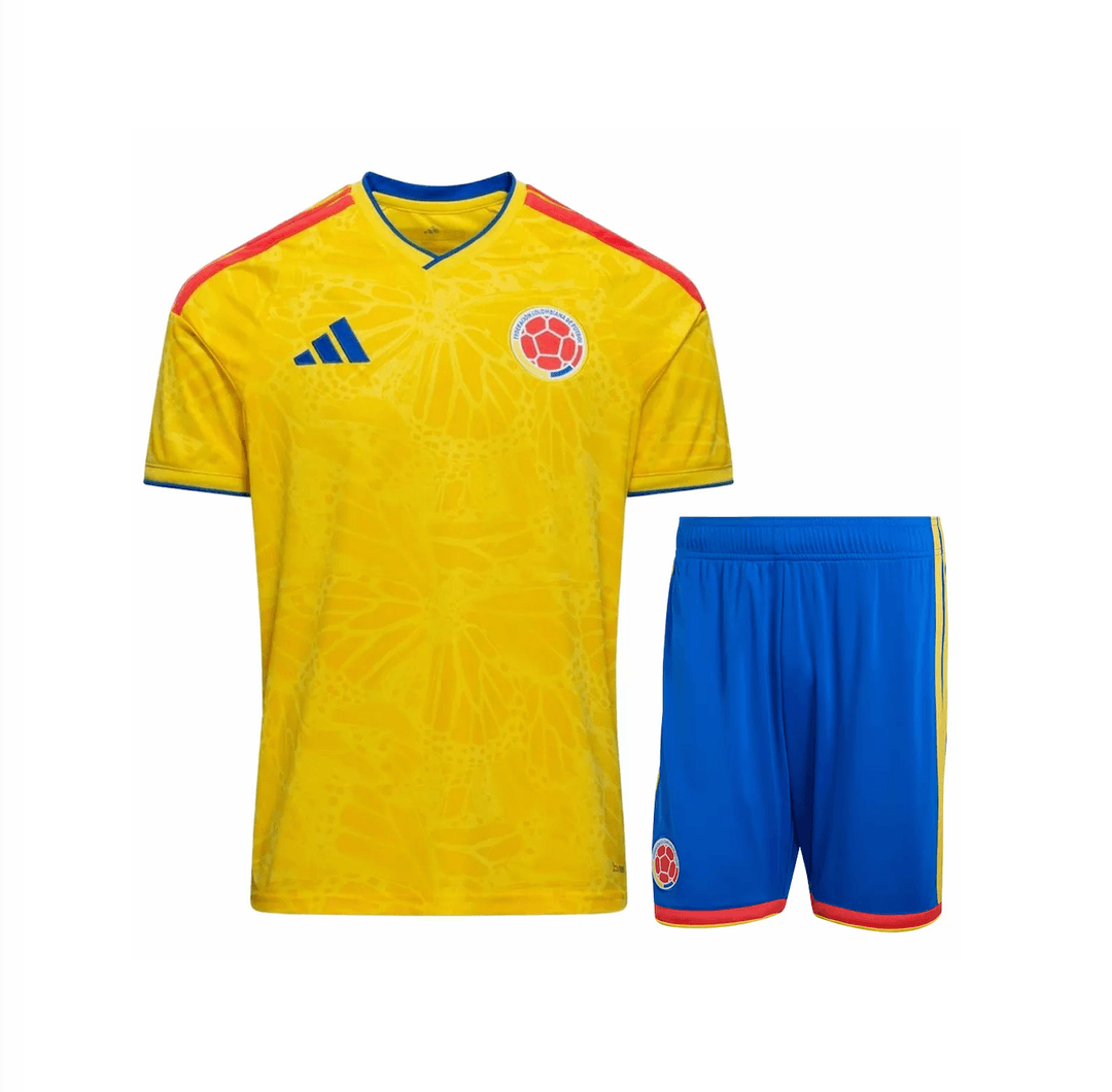 Colombia Soccer Jersey Home Kit Jersey+Shorts World Cup 2026 thumbnail 1