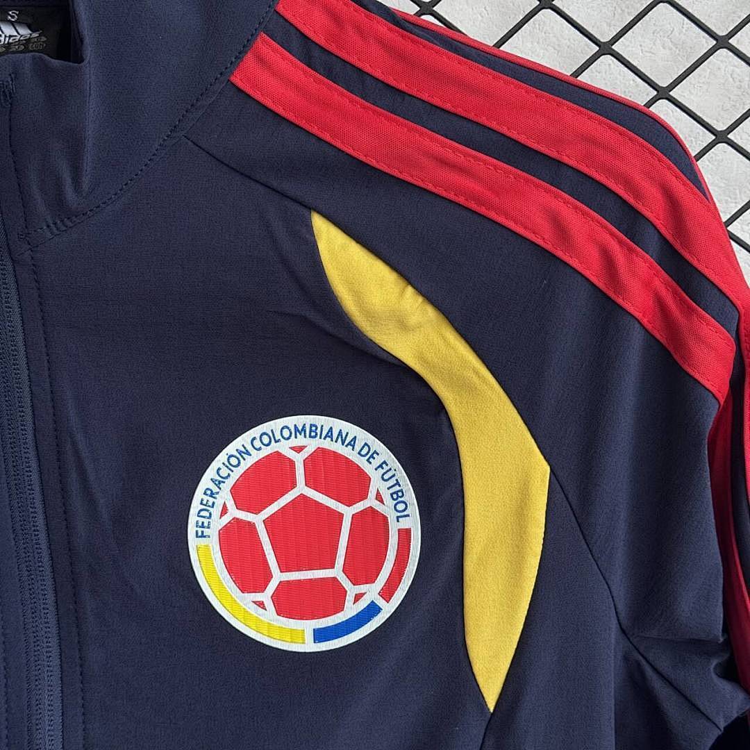 Colombia Windbreaker With Pants Navy 2026 World Cup thumbnail 5