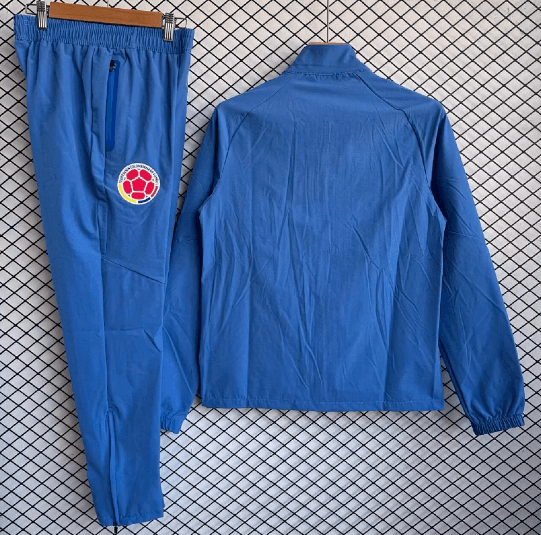 Colombia Windbreaker With Pants Blue 2026 World Cup thumbnail 2