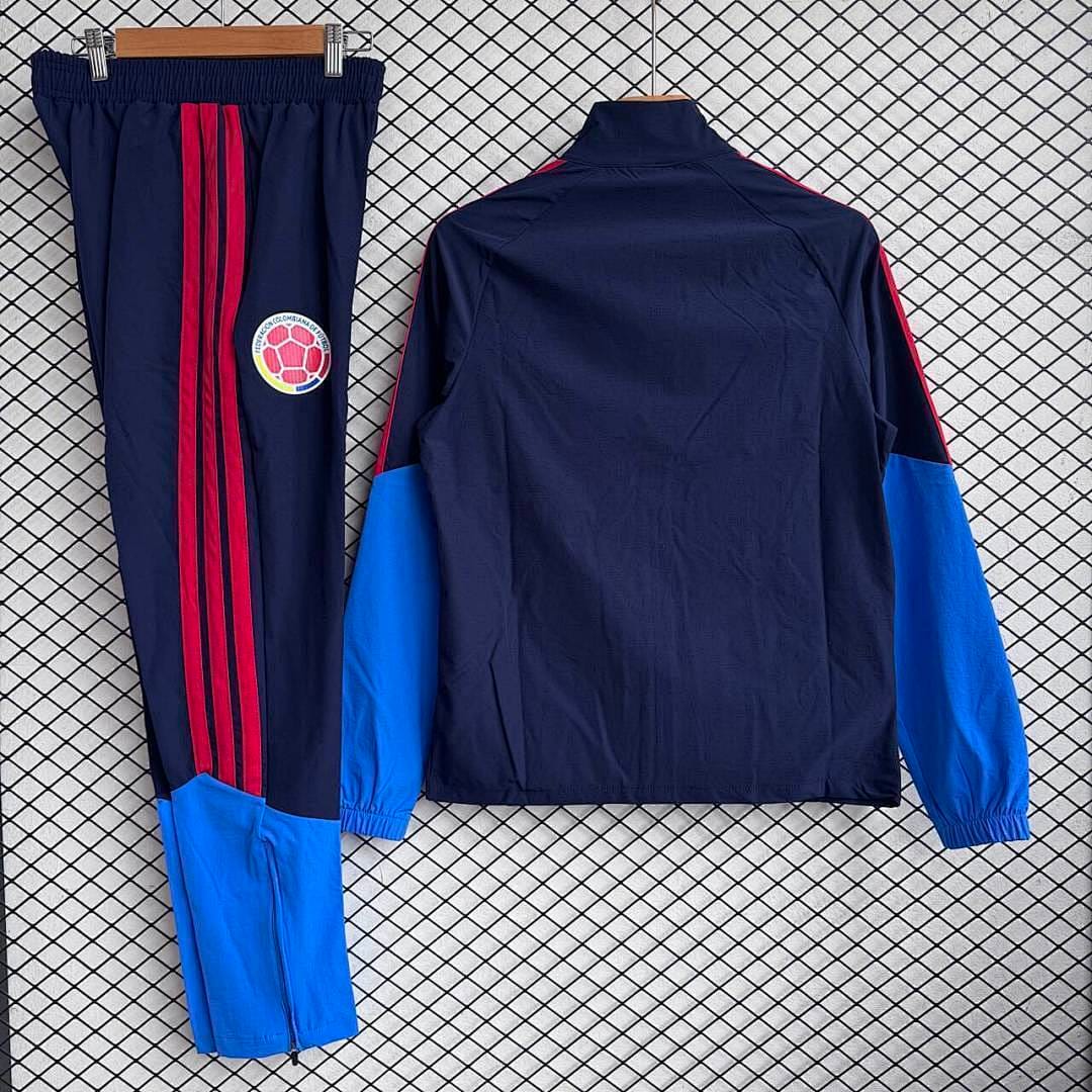 Colombia Windbreaker With Pants Navy 2026 World Cup thumbnail 2