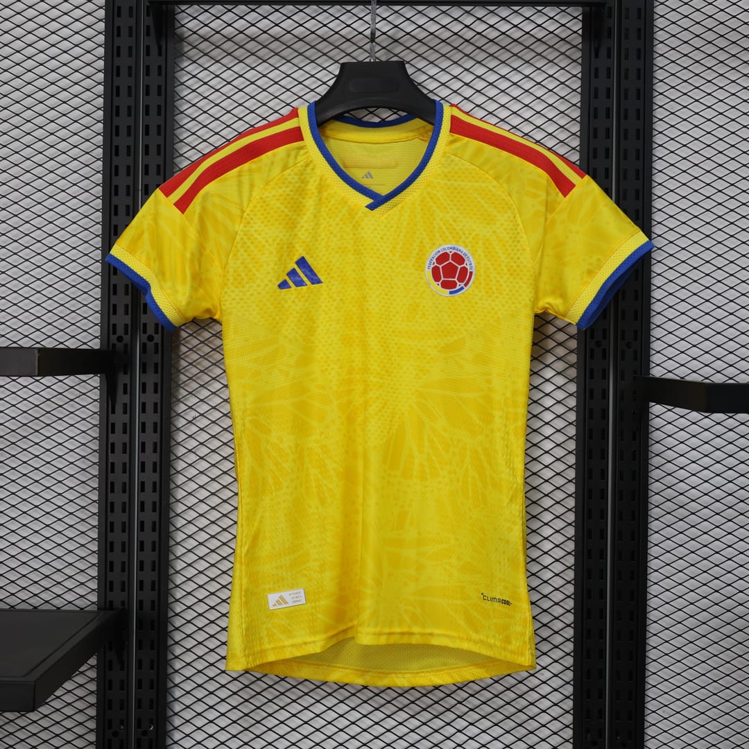 Colombia Authentic Soccer Jersey Women's Home Shirt World Cup 2026 - Player Version thumbnail 8