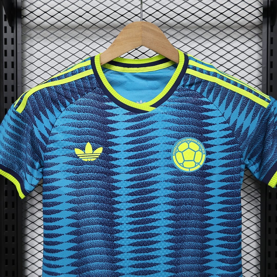 Colombia Authentic Soccer Jersey Women's Away Shirt World Cup 2026 - Player Version thumbnail 3