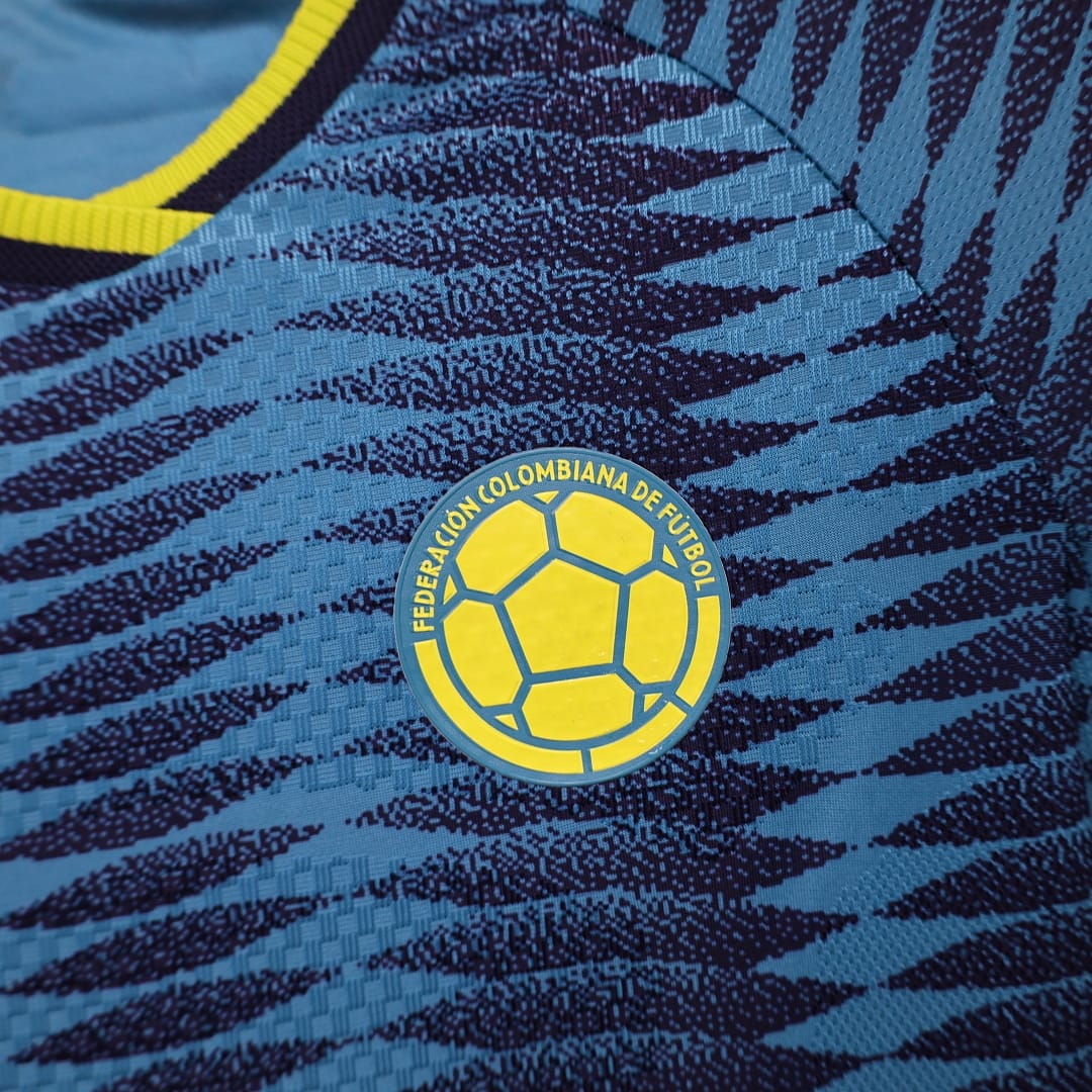 Colombia Authentic Soccer Jersey Women's Away Shirt World Cup 2026 - Player Version thumbnail 5