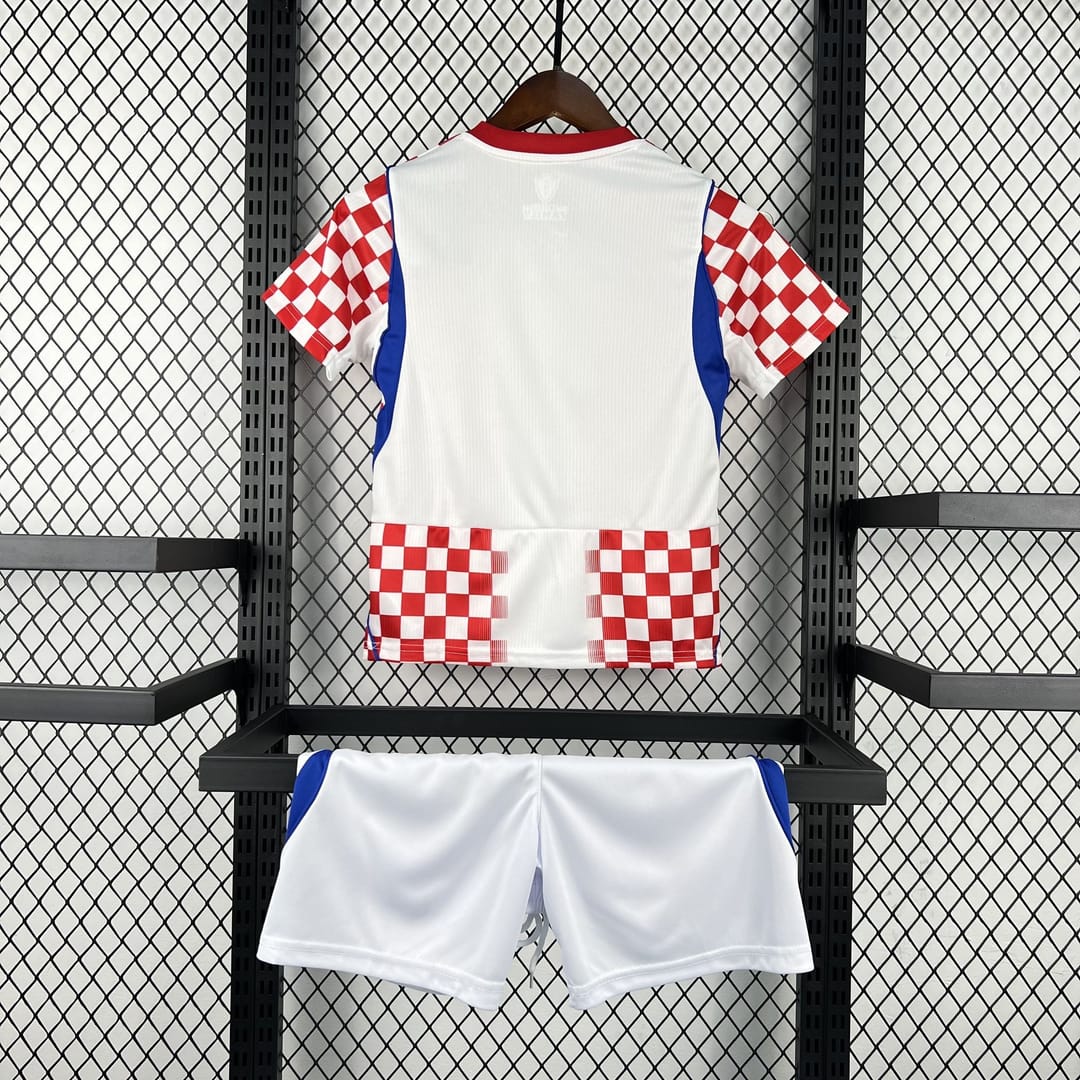 Croatia Football Jersey Home Kids Kit Jersey+Shorts World Cup 2026 thumbnail 2
