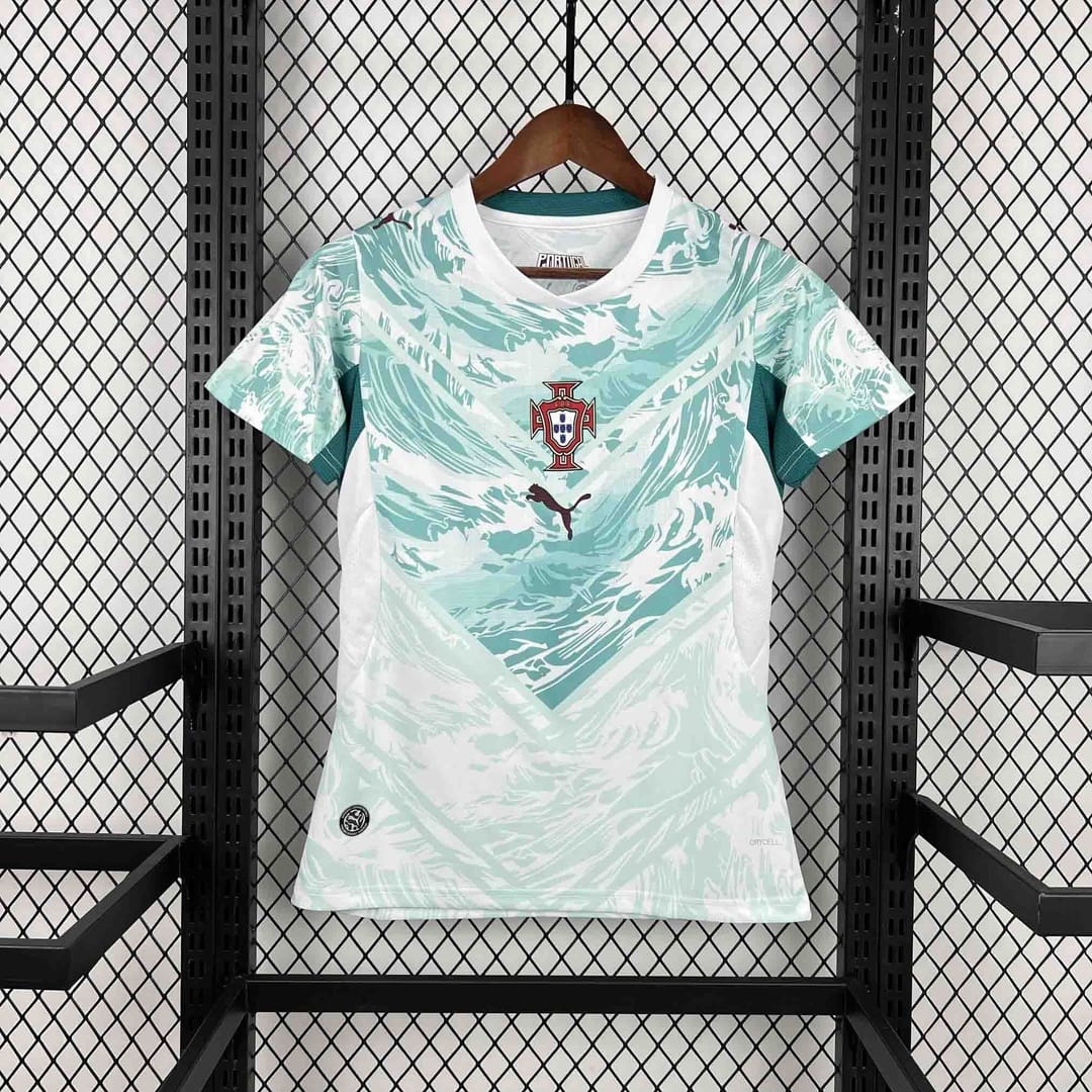 Portugal Soccer Jersey Women's Away Shirt World Cup 2026 thumbnail 7