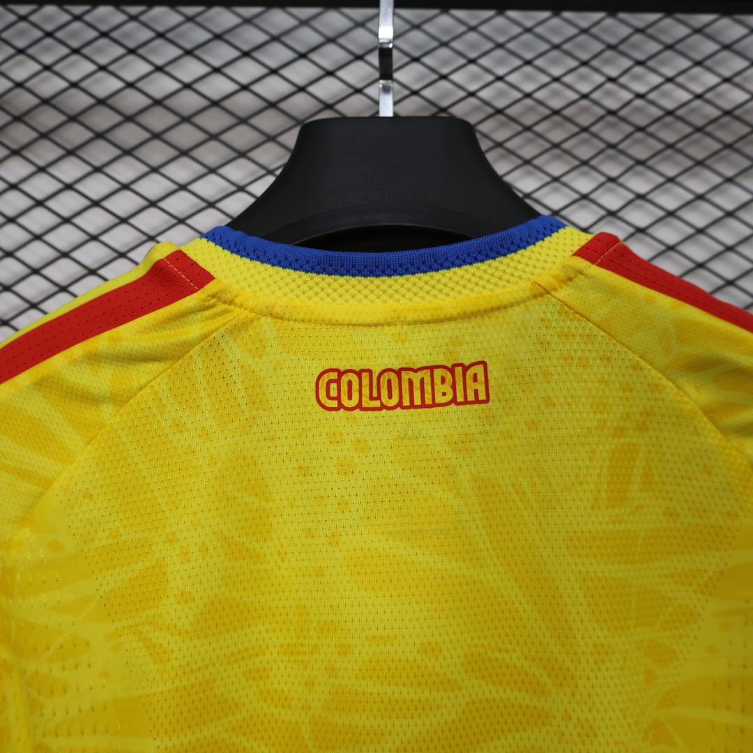Colombia Authentic Soccer Jersey Women's Home Shirt World Cup 2026 - Player Version thumbnail 7