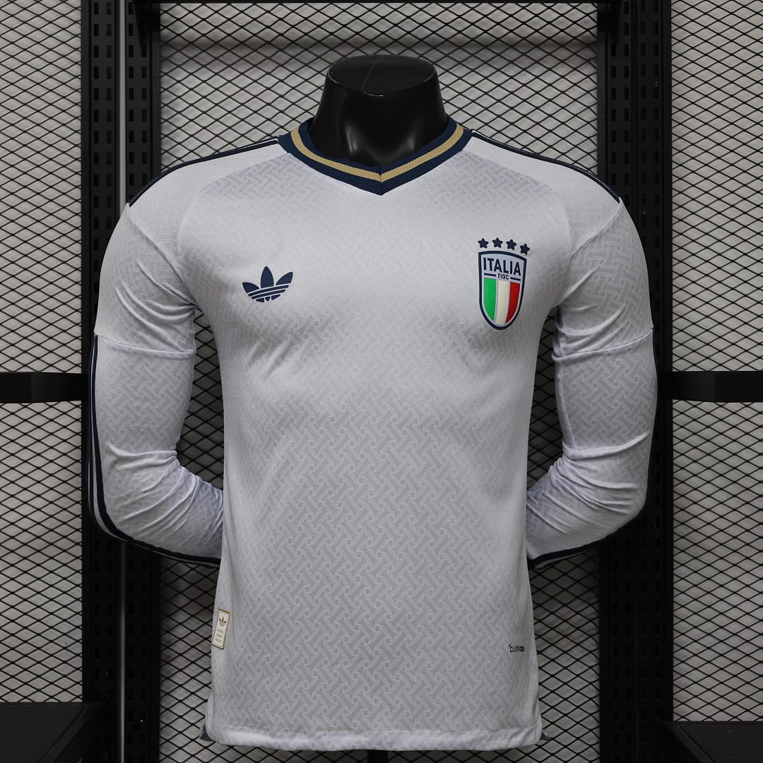 Italy Authentic Away Long Sleeve Football Shirt World Cup 2026 thumbnail 12