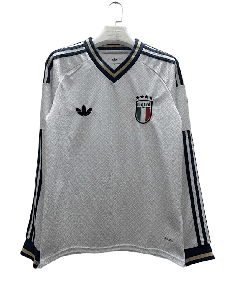 Italy Soccer Jersey Away Long Sleeve Custom Shirt World Cup 2026 thumbnail 1