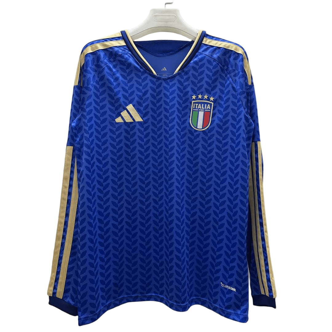 Italy Soccer Jersey Home Long Sleeve Custom Shirt World Cup 2026 thumbnail 3