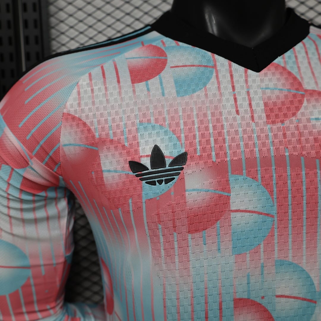 Belgium Authentic Football Jersey Away Long Sleeve Shirt World Cup 2026 thumbnail 4