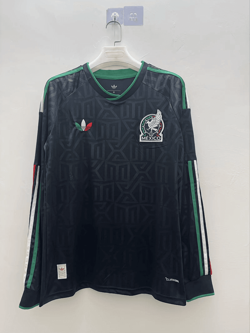 Mexico Soccer Jersey Third Away Long Sleeve Custom Shirt World Cup 2026 thumbnail 1