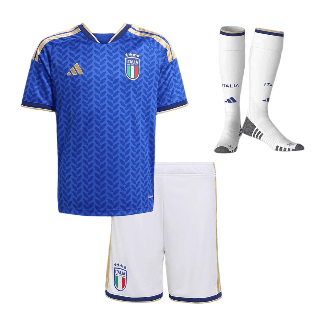 Italy Home Football Uniform Kids Full Kit World Cup 2026 thumbnail 1