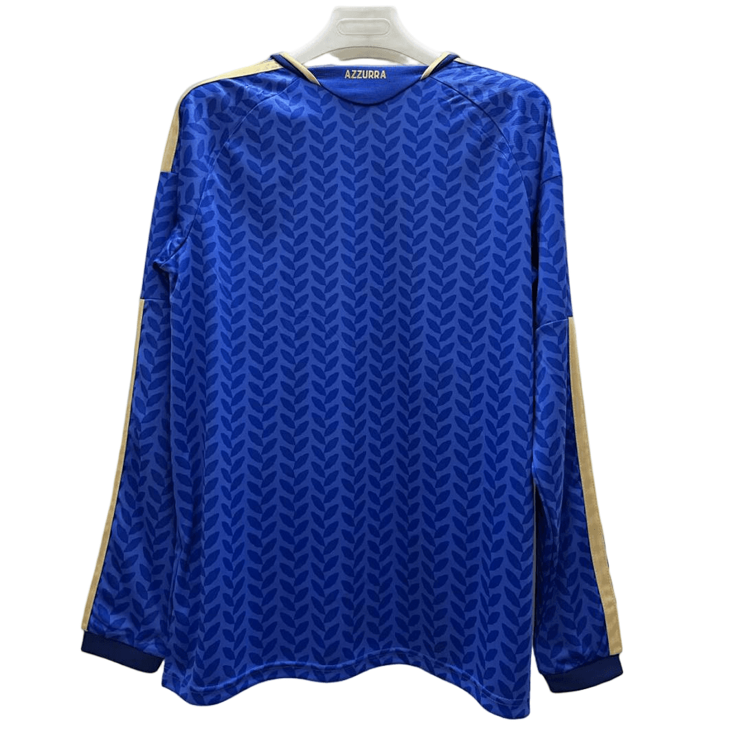 Italy Soccer Jersey Home Long Sleeve Custom Shirt World Cup 2026 thumbnail 2