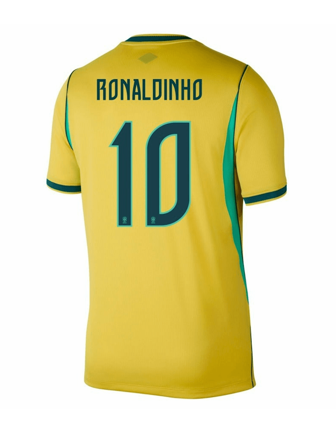 RONALDINHO #10 Brazil Soccer Jersey Home Custom Shirt World Cup 2026 thumbnail 1