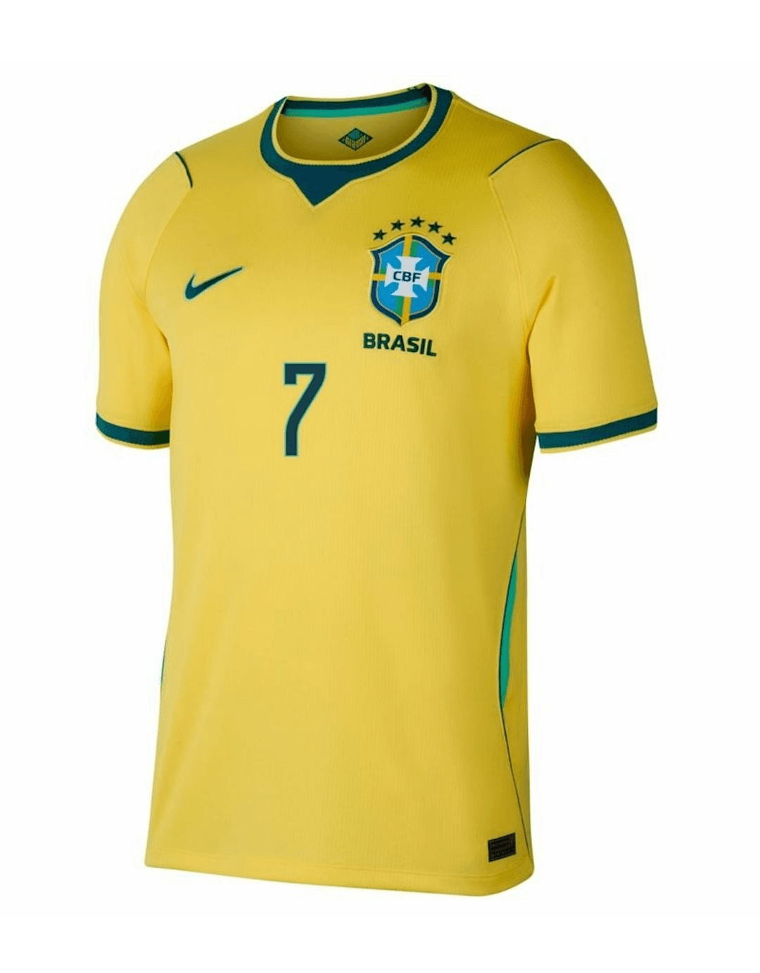 VINI JR. #7 Brazil Soccer Jersey Home Custom Shirt World Cup 2026 thumbnail 2