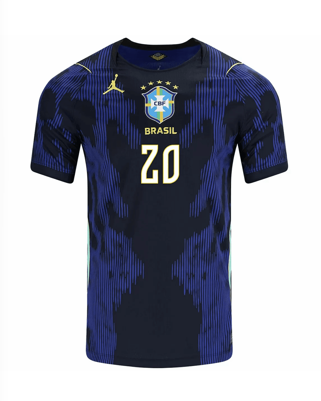 ESTÊVÃO #20 Brazil Soccer Jersey Away Custom Shirt World Cup 2026 thumbnail 2