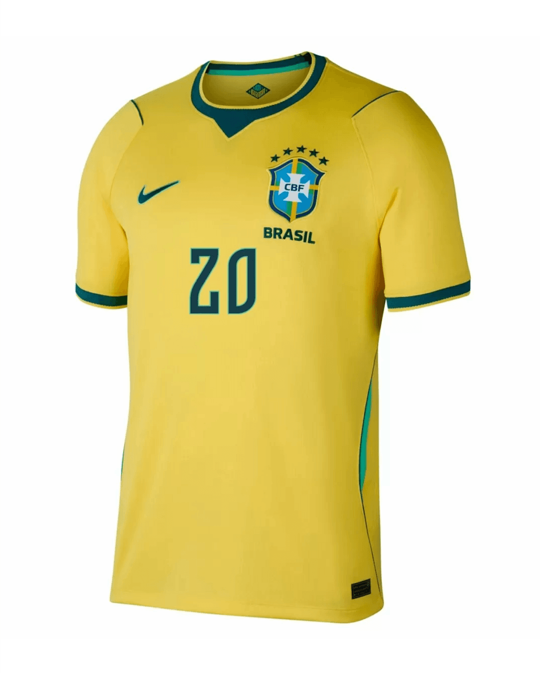 ESTÊVÃO #20 Brazil Soccer Jersey Home Custom Shirt World Cup 2026 thumbnail 2