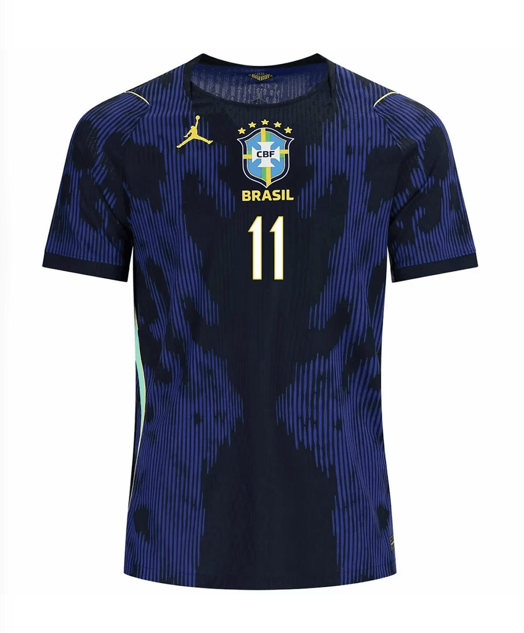 RAPHINHA #11 Brazil Soccer Jersey Away Custom Shirt World Cup 2026 thumbnail 2