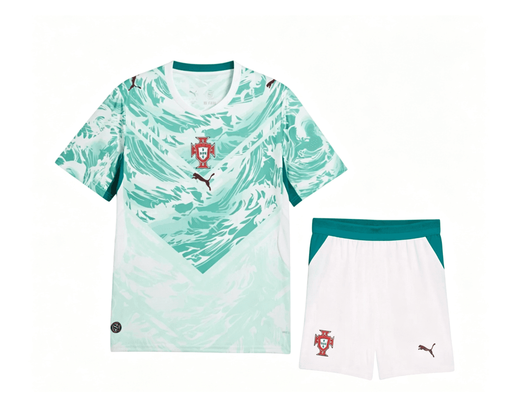 Portugal Soccer Jersey Away Kit Jersey+Shorts World Cup 2026 thumbnail 1