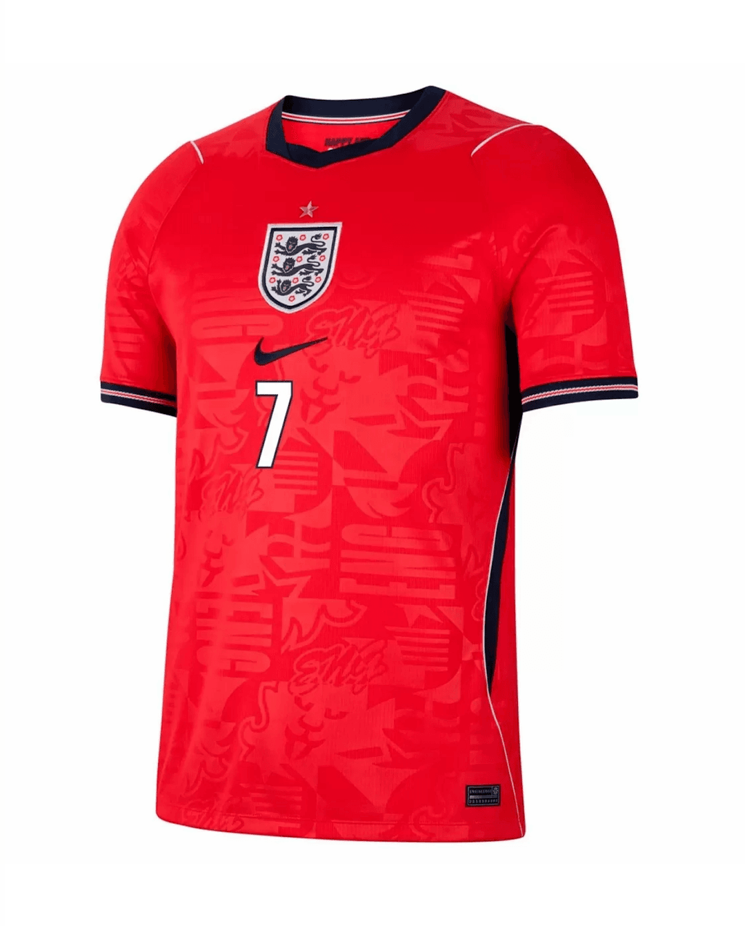 SAKA #7 England Soccer Jersey Away Custom Shirt World Cup 2026 thumbnail 2