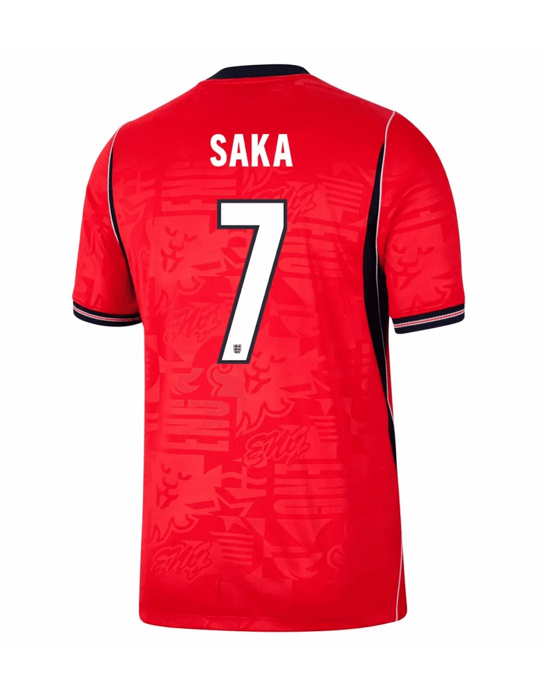 SAKA #7 England Soccer Jersey Away Custom Shirt World Cup 2026 thumbnail 1